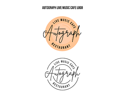 Autograph Live Music Cafe Logo Presentation