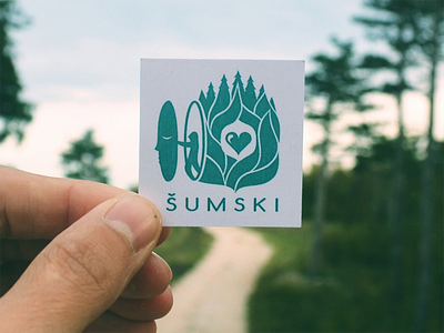 Šumski emblem - Logo Concept adobe art blazetic blažetić design forest illustration ivan logo sumski vector šumski