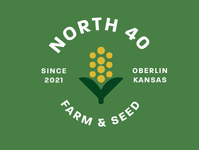 farm and seed logo corn designer farm graphicdesign logo logotype patchlogo