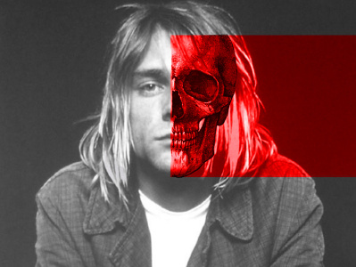 kurt cobain poster art design graphicdesign illustration kurt cobain photoshop vector