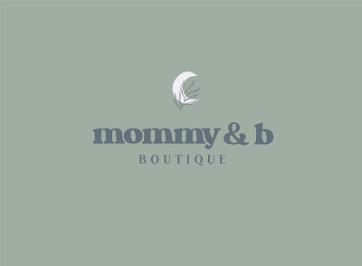 mommy and b boutique art branding design graphic design graphicdesign illustrator logo logodesign