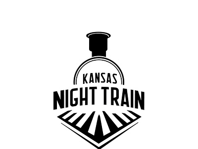 Kansas Night Train graphic design logo logo design night train