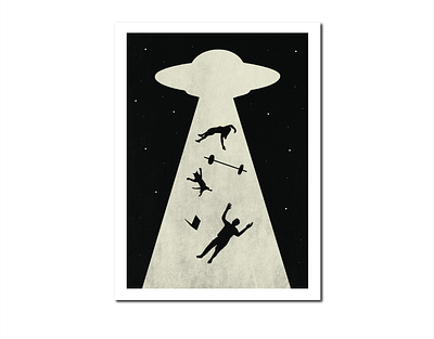 let us go aliens design graphic design illustration illustratior poster design