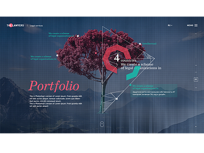 The Lawyers Portfolio web design