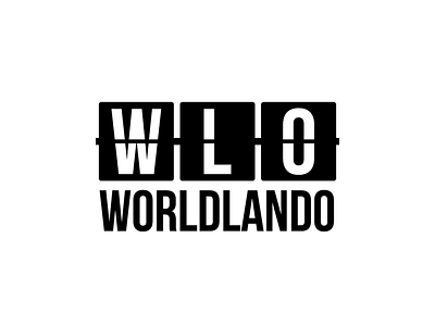 WORLDLANDO LOGO brand brand identity creative logo logo logo design travel typography youtube channel