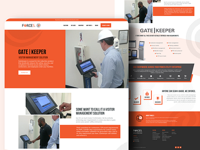 Force5 Gatekeeper Redesign Proposal graphic design ui web web design