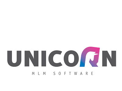 Unicorn | software company amsterdam branding design estonia logo typography vector