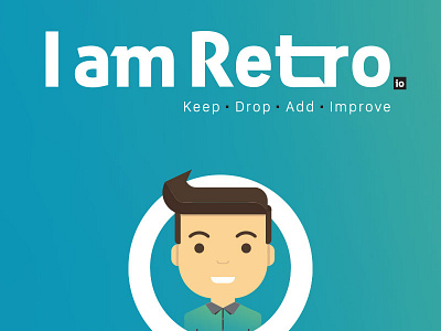 I am Retro branding | conversational retrospective tool