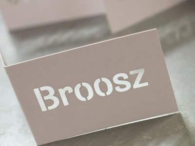 Broosz Branding - Businesscard amsterdam branding businesscard design identity logo print typography vector