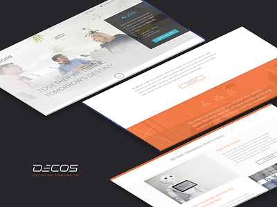 Decos | marketing website | storytelling