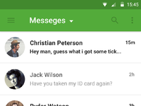 Google Hangouts by Marco Rizza on Dribbble