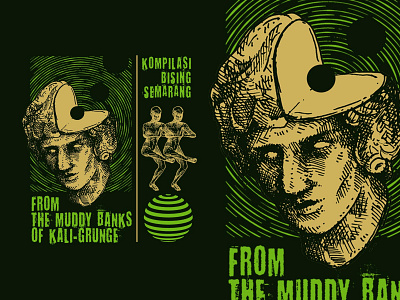 illustratsi untuk grunge core artwork illustration merchandise rock