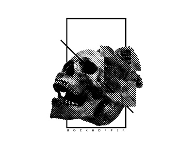 Human skull Flower colase ruster artwork branding dark design illustration illustrator merchandise skull tshirt design