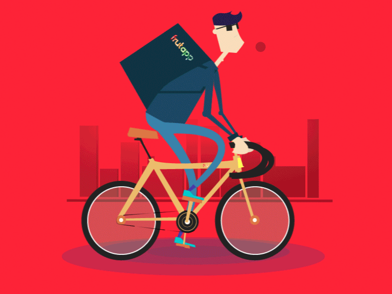 Bike city gonzalez gerardo creative duo bike 2d character animation
