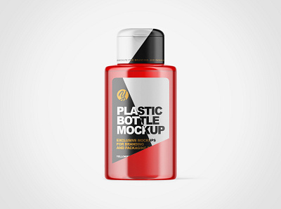 Plastic Bottle PSD Mockups 3d branding design mockup mockups pack package packaging visualization