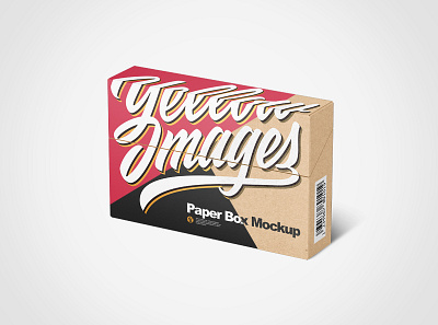 Paper Box PSD Mockups 3d branding design mockup mockups pack package packaging visualization