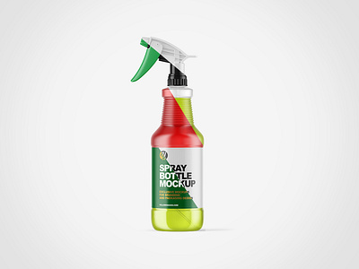 Spray Bottle PSD Mockups