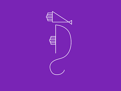 Icon Design: 'Seahorse' branding design graphic design icon icon design logo outline vector