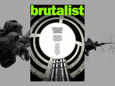 Brutalist style exploration No. 2