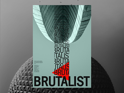 Brutalist style exploration No. 3 architecture brutalist cover editorial futuristic graphic design inspiration magazine photography poster swiss typography ui design visual