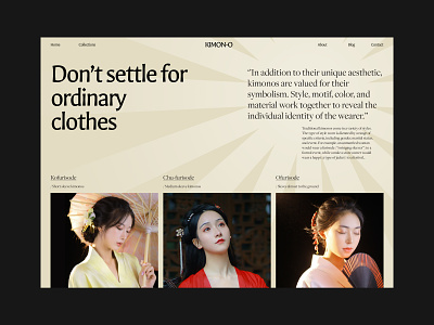KIMON-O / Concept project / No.2 carousel colorful e-commerce editorial elegant fashion graphic design grid japan minimalism photography typography ui web design