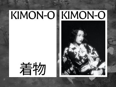 KIMON-O / Concept project / No.4 branding e-commerce editorial elegant fashion graphic design grid japan minimalism minimalist poster typography ui white space