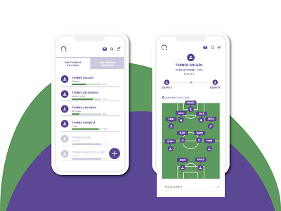 COMBA APP - UX UI app design interaction soccer ui ux