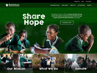 Bethlehem Christian Academy Website design web design website