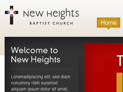 New Heights Website church logo website