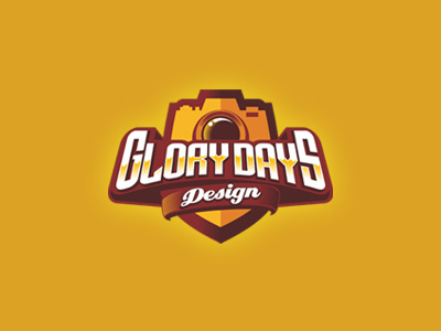Glorydays Design badge logo photography sport logo sports