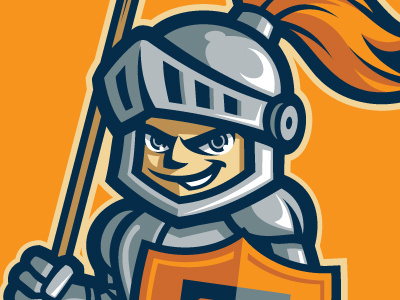 Banner Tournament Mascot banner helmet knight mascot shield