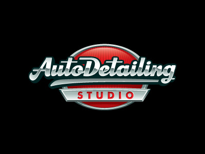 Auto Detailing Studio automotive car chromed logo studio