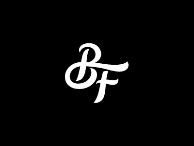 Better Fellow Monogram bf bw initials logo mens products monogram