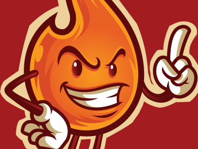 Smokin Jack Mascot branding character design cool fire flame food illustration mascot restaurant