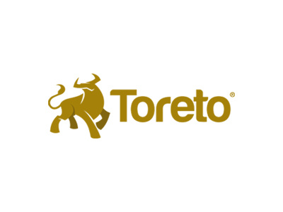 Toreto bull business horns logo oronoz toro