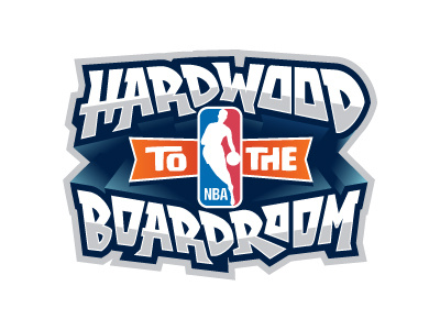 Hardood To The Boardroom 3d basketball graffiti lettering nba sports street type