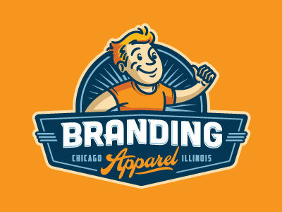 Branding Apparel apparel cartoon logo mascot retro screen printing t shirts vintage wear