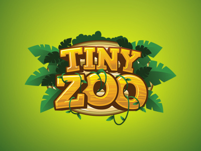 Tiny Zoo app game logo tiny zoo