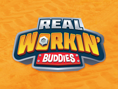 Real Workin Buddies fun logo toy toy branding toy industry toy logo truck