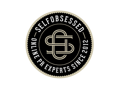 Selfobsessed Badge badge logo mark monogram o s so