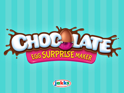 Chocolate Egg Surprise Maker chocolate kids logo logo toy toy branding toy logo