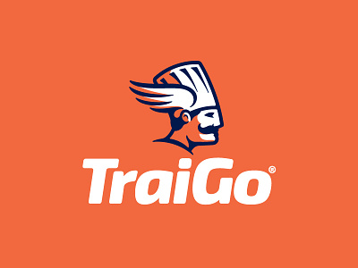 Traigo Logo chef chef hat deliver delivery food food delivery logo logo design wings