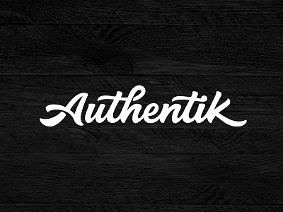 Authentik hand lettered handlettering lettering logo logodesign logotipo logotype type wordmark