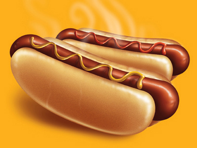 Hot Dog illustration