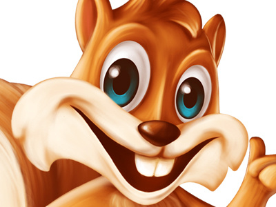 Squirrel Mascot character digital fun illustration mascot squirrel