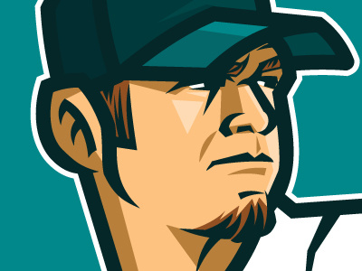 Josh Johnson baseball card character collectible illustration mlb panini sports
