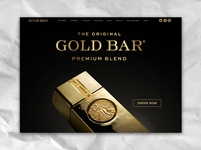 Gold Bar Whiskey Homepage