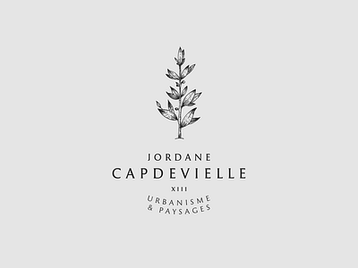 Jordane Capdevielle - 3rd logotype proposal