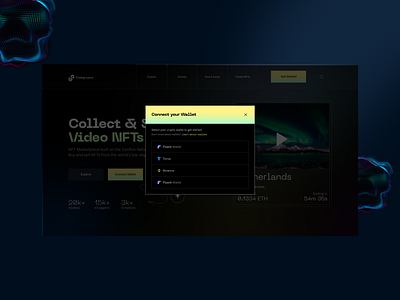 Video NFT Marketplace - Connect your wallet