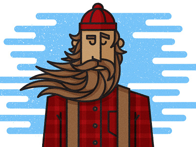 Content Lumberjack beard character emotion fall hair illustration lumberjack movember plaid